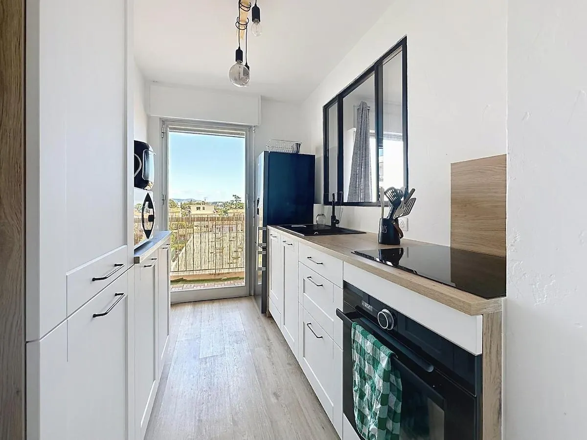 2P Sea View, Very Central Saint-Laurent-du-Var Apartamento